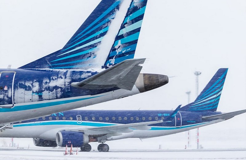 Azerbaijan aircraft at Baku airport