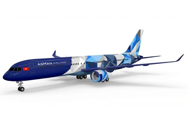 New livery for Kyrgyzstan's Asman Airlines