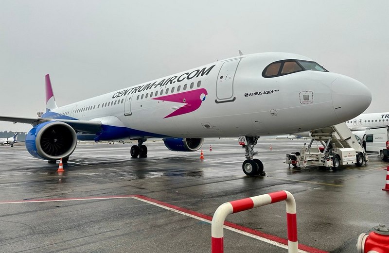 Uzbekistan's Centrum Air's Airbus A321neo aircraft