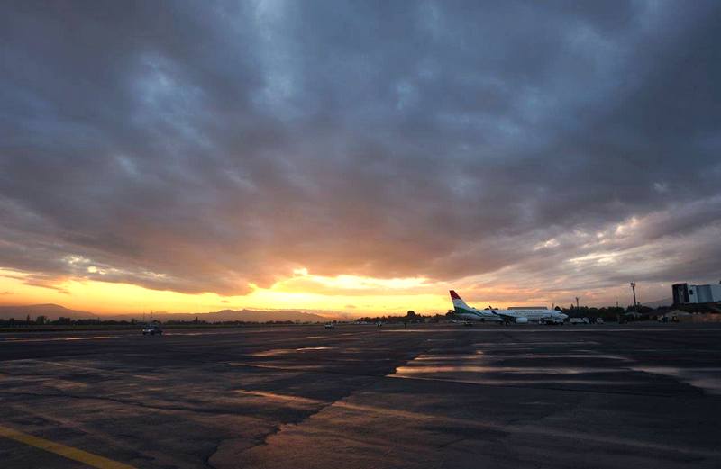 Dushanbe Airport in Tajikistan
