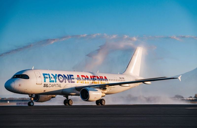 FlyOne Armenia's Airbus A320 aircraft